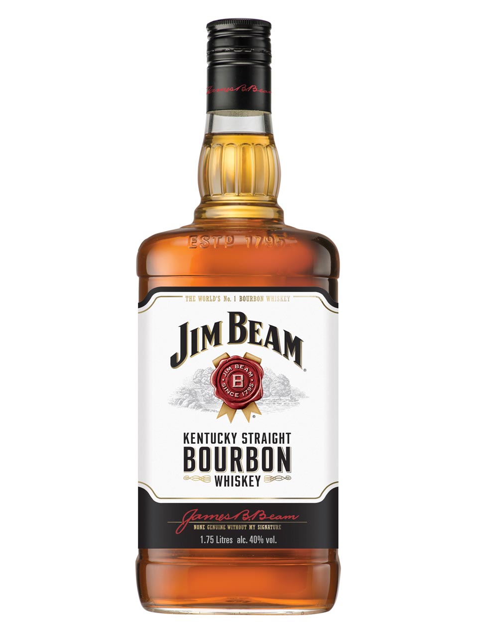Jim Beam Kentucky Straight Bourbon Whiskey 1,75L