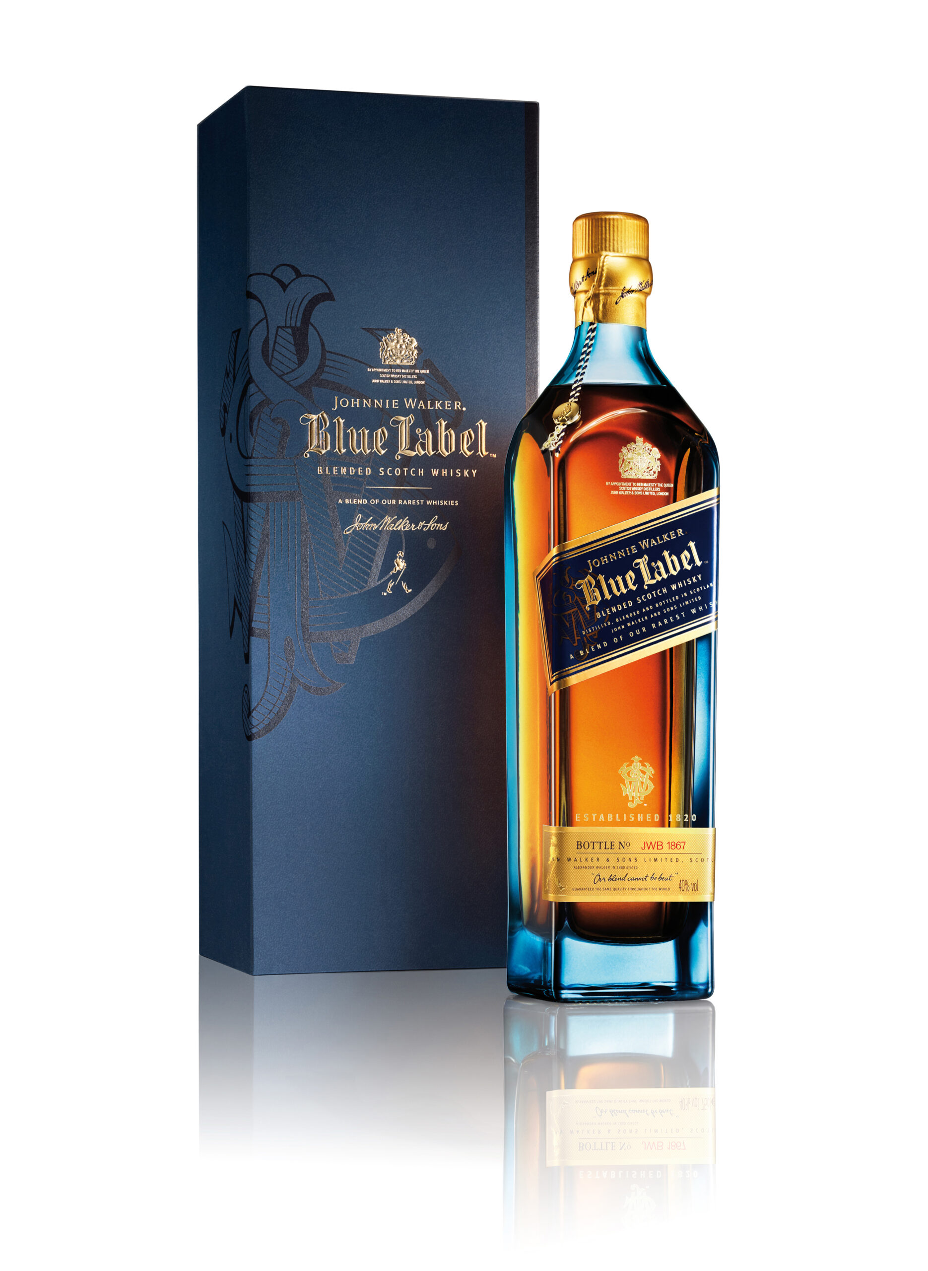 JOHNNIE WALKER BLUE LABEL Blended Scotch Whisky