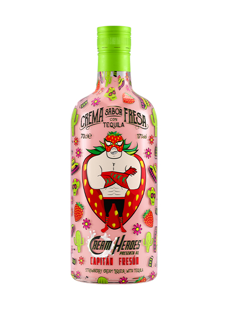 Cream Heroes Strawberry Cream Liqueur with Tequila
